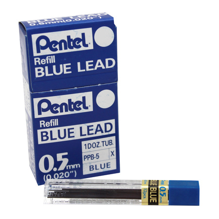 PENTEL Refill Lead Blue (0.5mm) Fine, 12 Pieces, PK12 PPB5